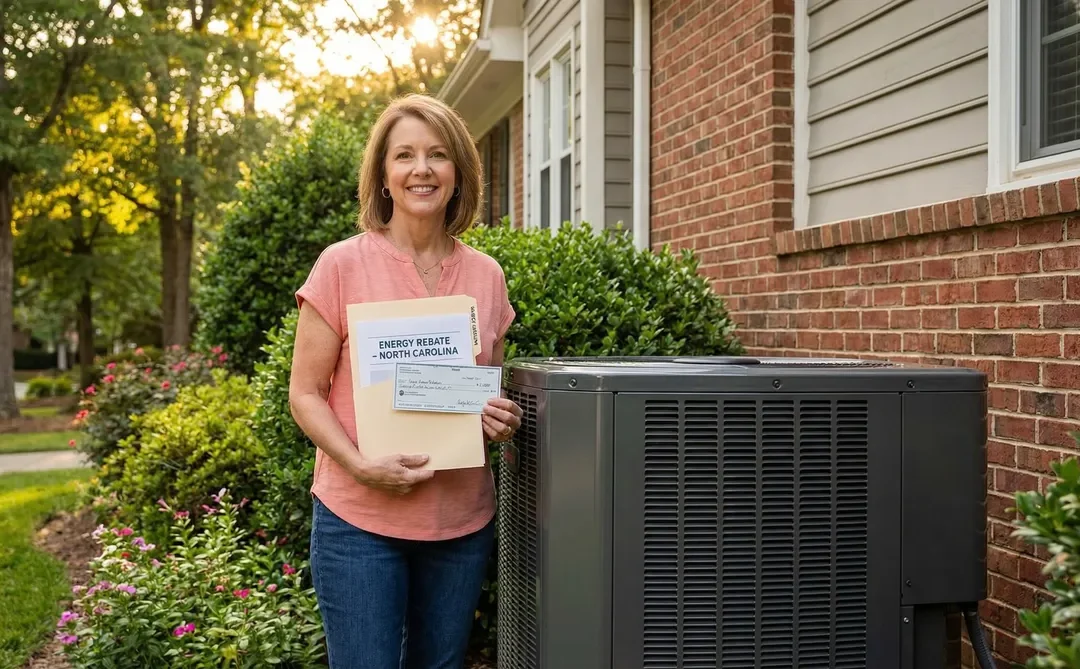 NC HVAC Rebates 2026: Energy Saver NC, Duke Energy & How to Stack $10K+ in Savings